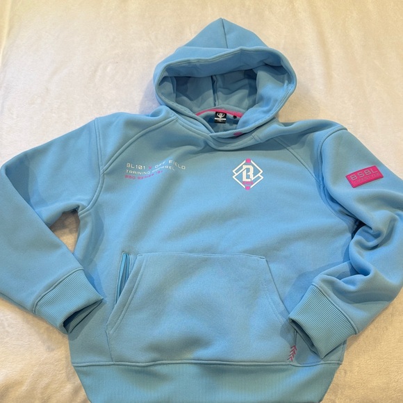 Baseball Lifestyle 101 Blue Hoodie - Picture 1 of 1